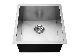 square stainless kitchen sink