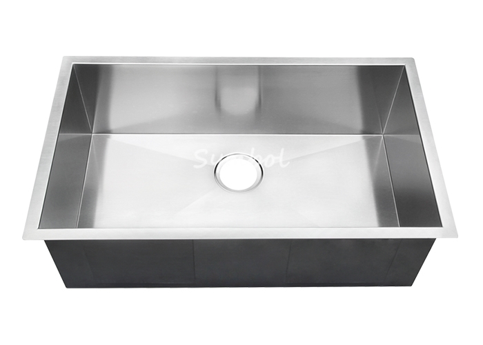 32 Inch Pallet Nested Packing Undermount Single-bowl Stainless Steel Kitchen Farmhouse Sinks, ZS-3218-Symbolsink