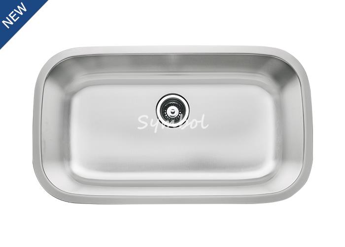 Kitchen Sink Undermount Single Bowl, SS-3218S-Symbolsink