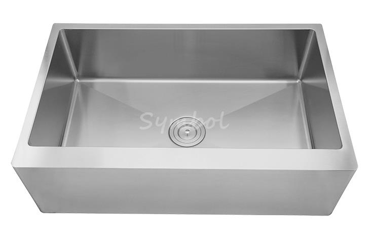 Stainless Steel Farmhouse Kitchen Sink-AS-R3321F-Symbolsink